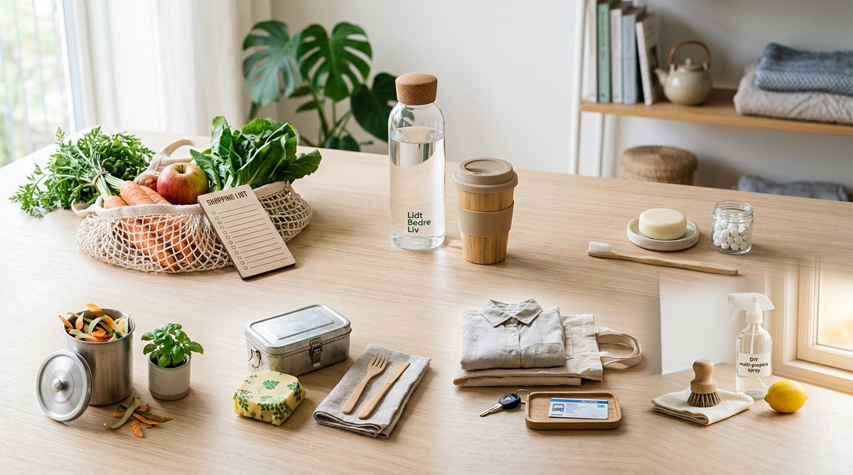 7 enkle vaner der gør din hverdag mere bæredygtig