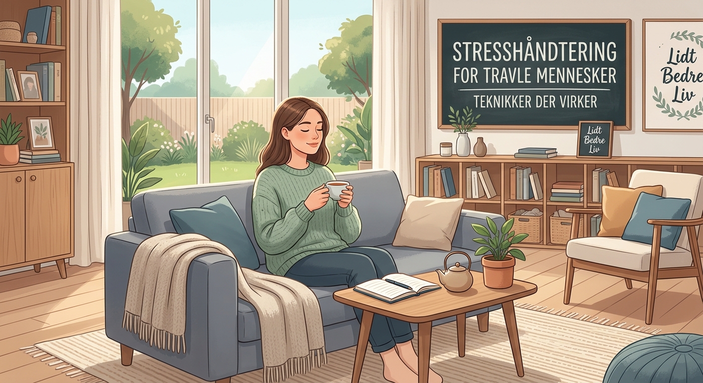 Stresshåndtering for travle mennesker: Teknikker der virker - Illustration 1