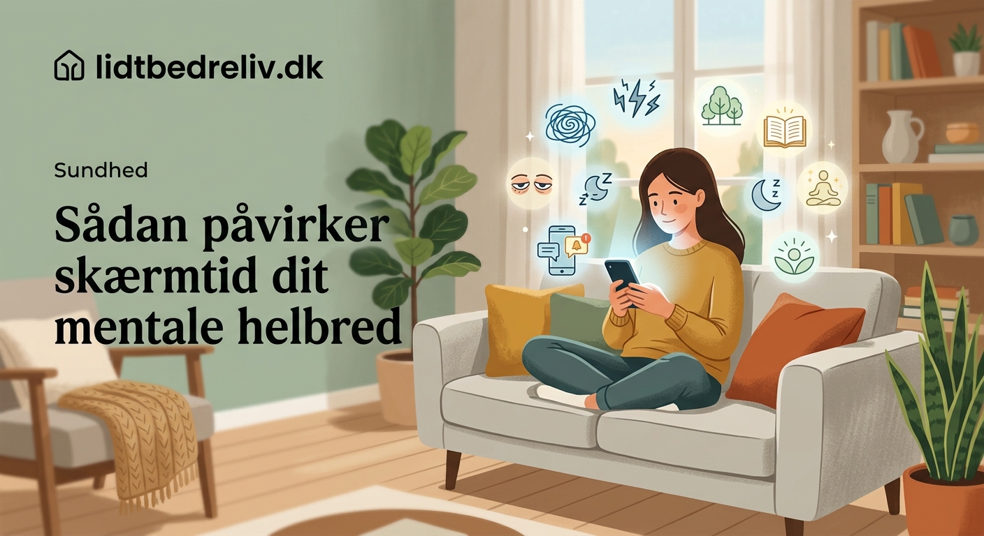 Sådan påvirker skærmtid dit mentale helbred - Illustration 1