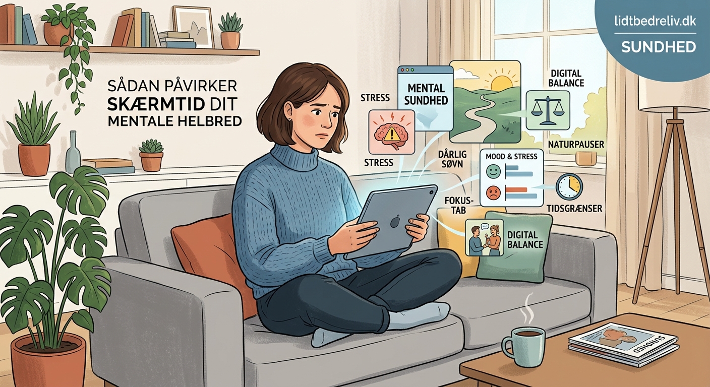 Sådan påvirker skærmtid dit mentale helbred - Illustration 2