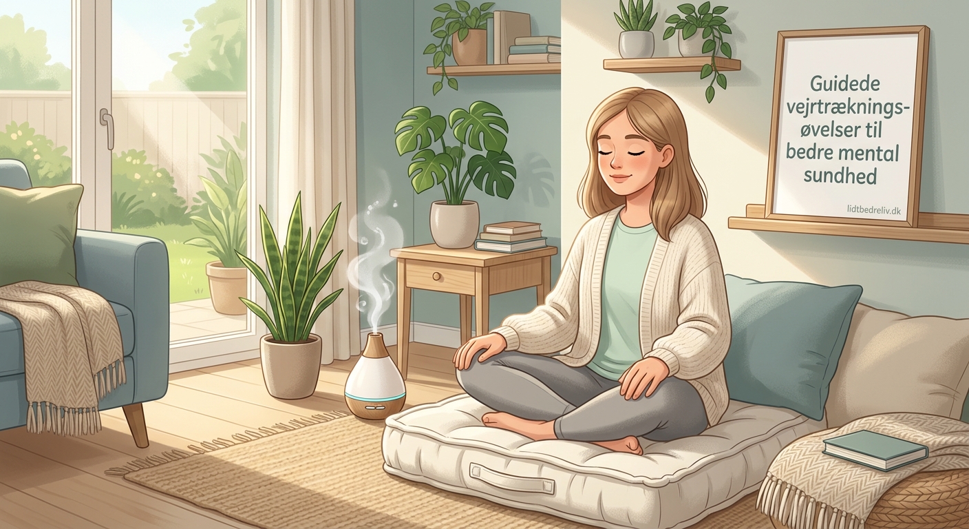 Guidede vejrtrækningsøvelser til bedre mental sundhed - Illustration 1