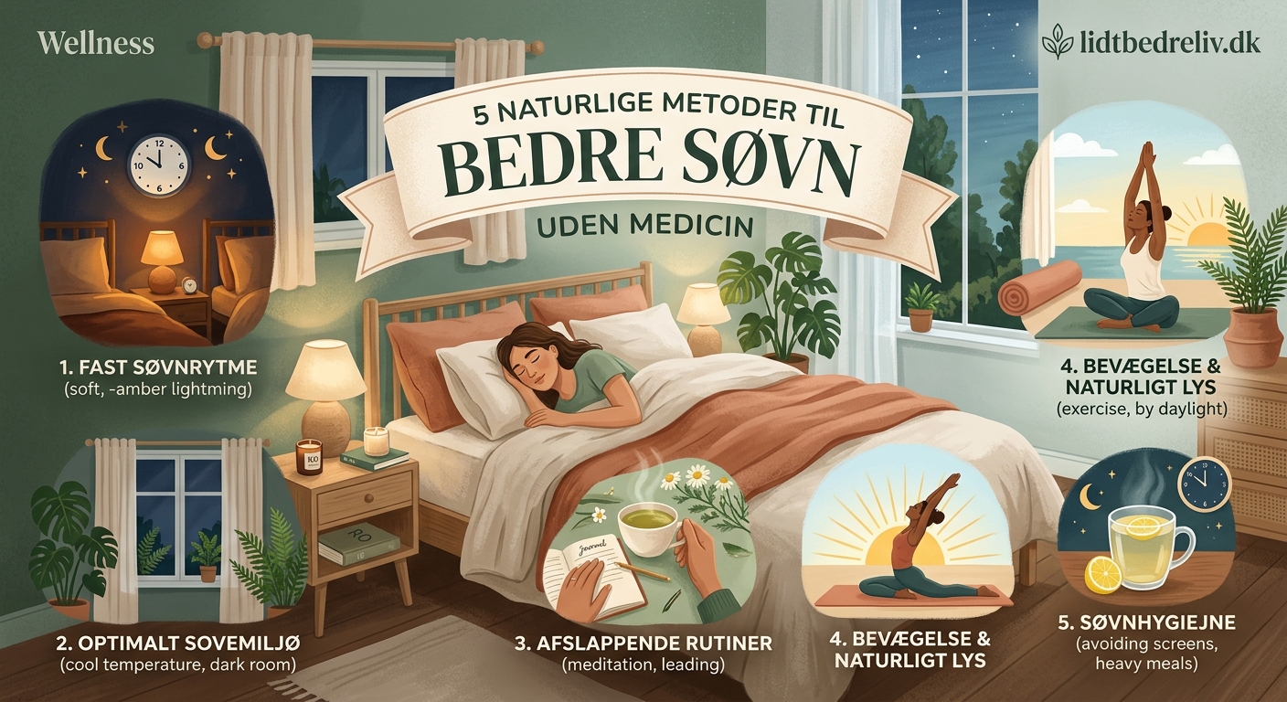 5 naturlige metoder til bedre søvn uden medicin - Illustration 1