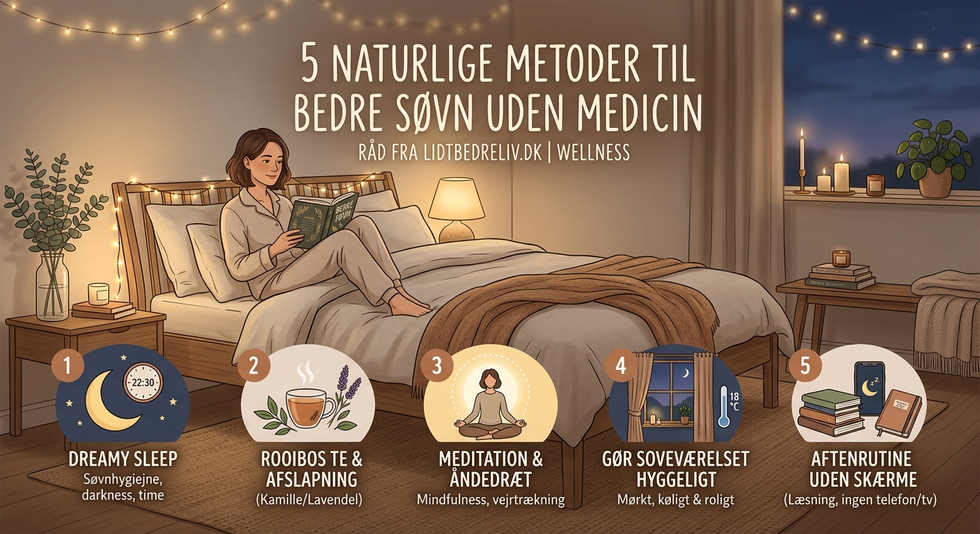 5 naturlige metoder til bedre søvn uden medicin - Illustration 2