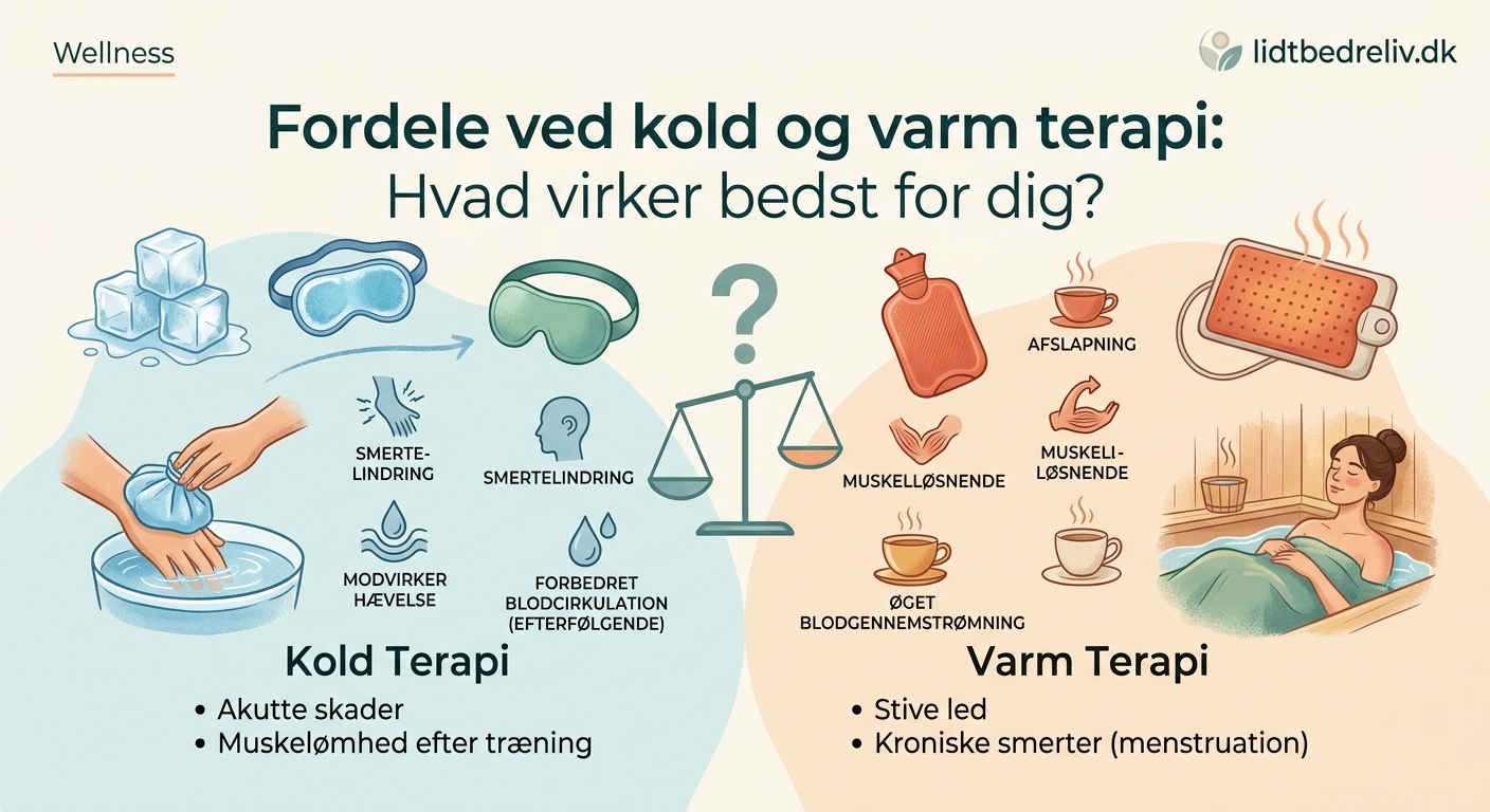 Fordele ved kold og varm terapi: Hvad virker bedst for dig? - Illustration 1