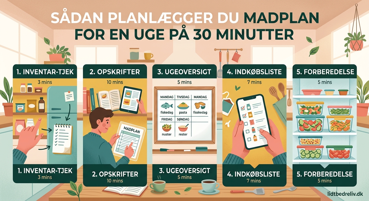 Sådan planlægger du madplan for en uge på 30 minutter - Illustration 1