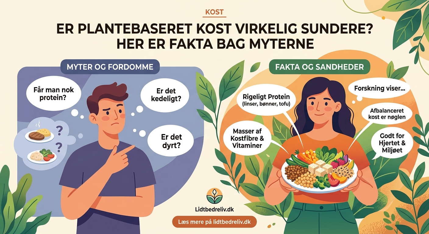 Er plantebaseret kost virkelig sundere? Her er fakta bag myterne - Illustration 1