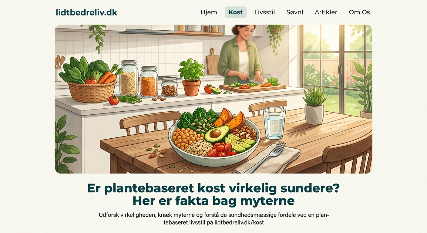 Er plantebaseret kost virkelig sundere? Her er fakta bag myterne - Illustration 2