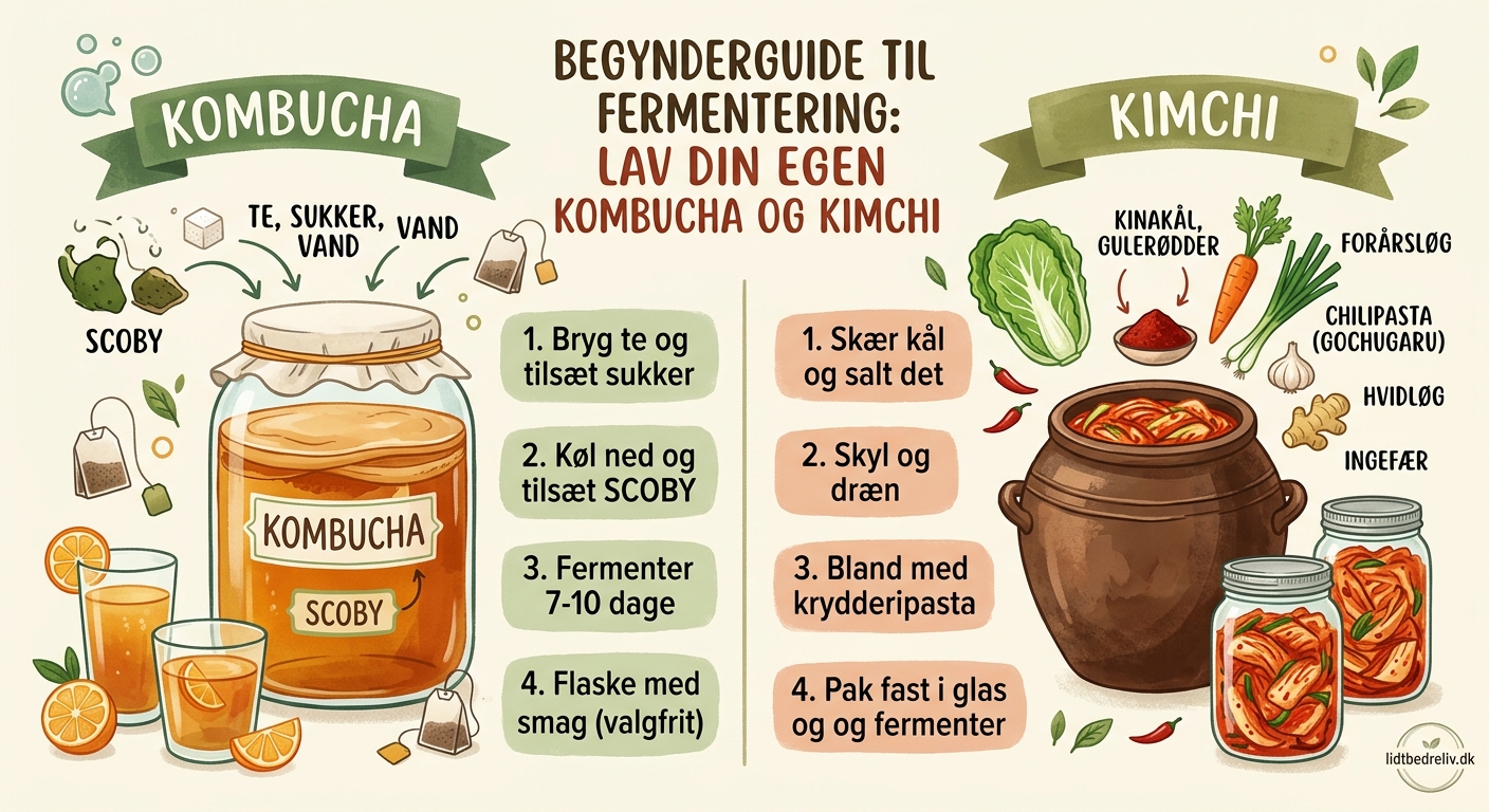 Begynderguide til fermentering: Lav din egen kombucha og kimchi - Illustration 2