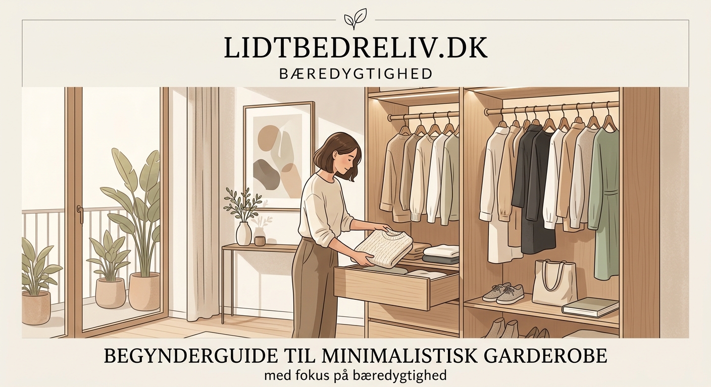Begynderguide til minimalistisk garderobe med fokus på bæredygtighed - Illustration 2