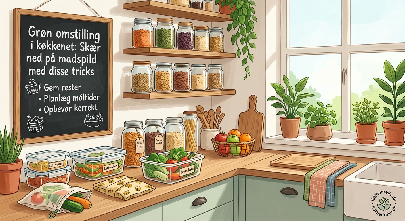 Grøn omstilling i køkkenet: Skær ned på madspild med disse tricks - Illustration 1