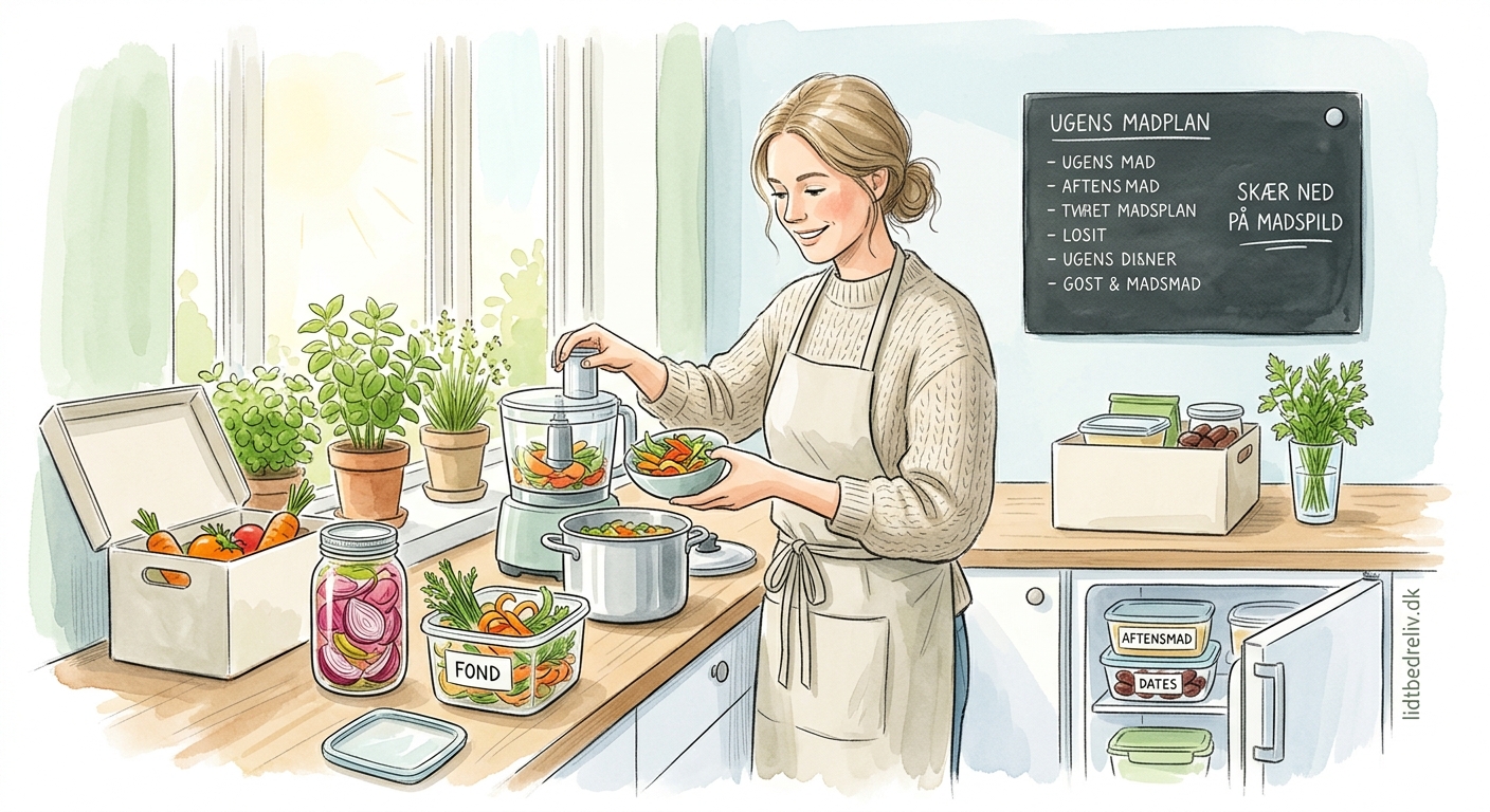 Grøn omstilling i køkkenet: Skær ned på madspild med disse tricks - Illustration 2