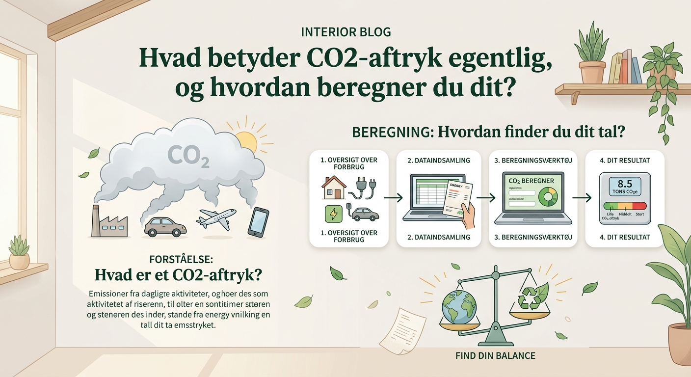 Hvad betyder CO2-aftryk egentlig, og hvordan beregner du dit? - Illustration 1