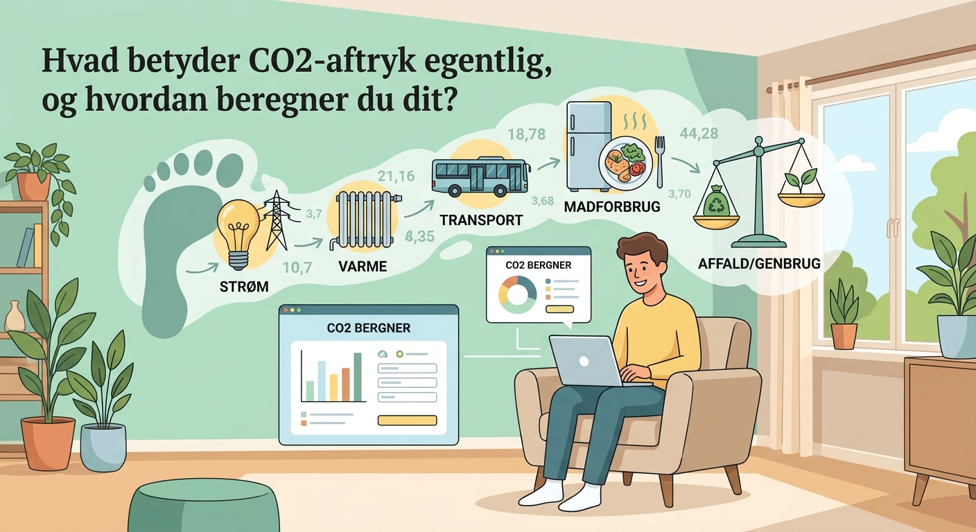 Hvad betyder CO2-aftryk egentlig, og hvordan beregner du dit? - Illustration 2