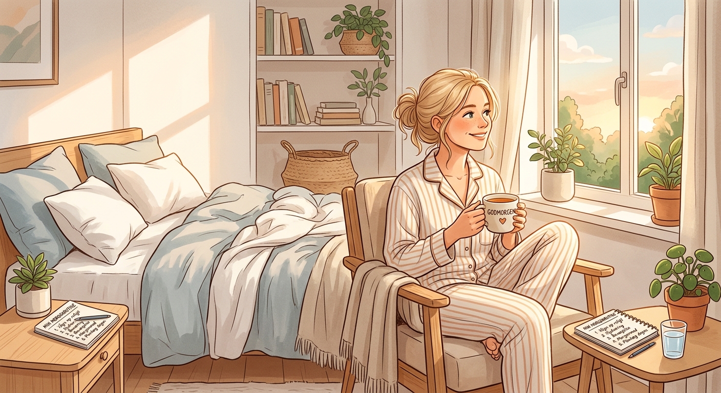 Sådan skaber du en morgenrutine der giver energi hele dagen - Illustration 1