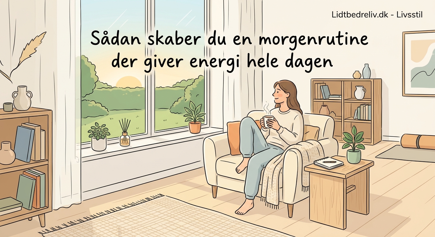 Sådan skaber du en morgenrutine der giver energi hele dagen - Illustration 2