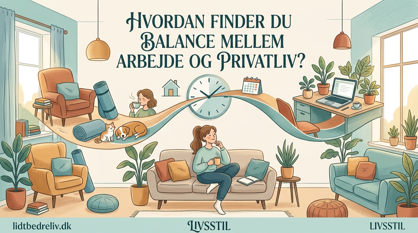 Hvordan finder du balance mellem arbejde og privatliv? - Illustration 1