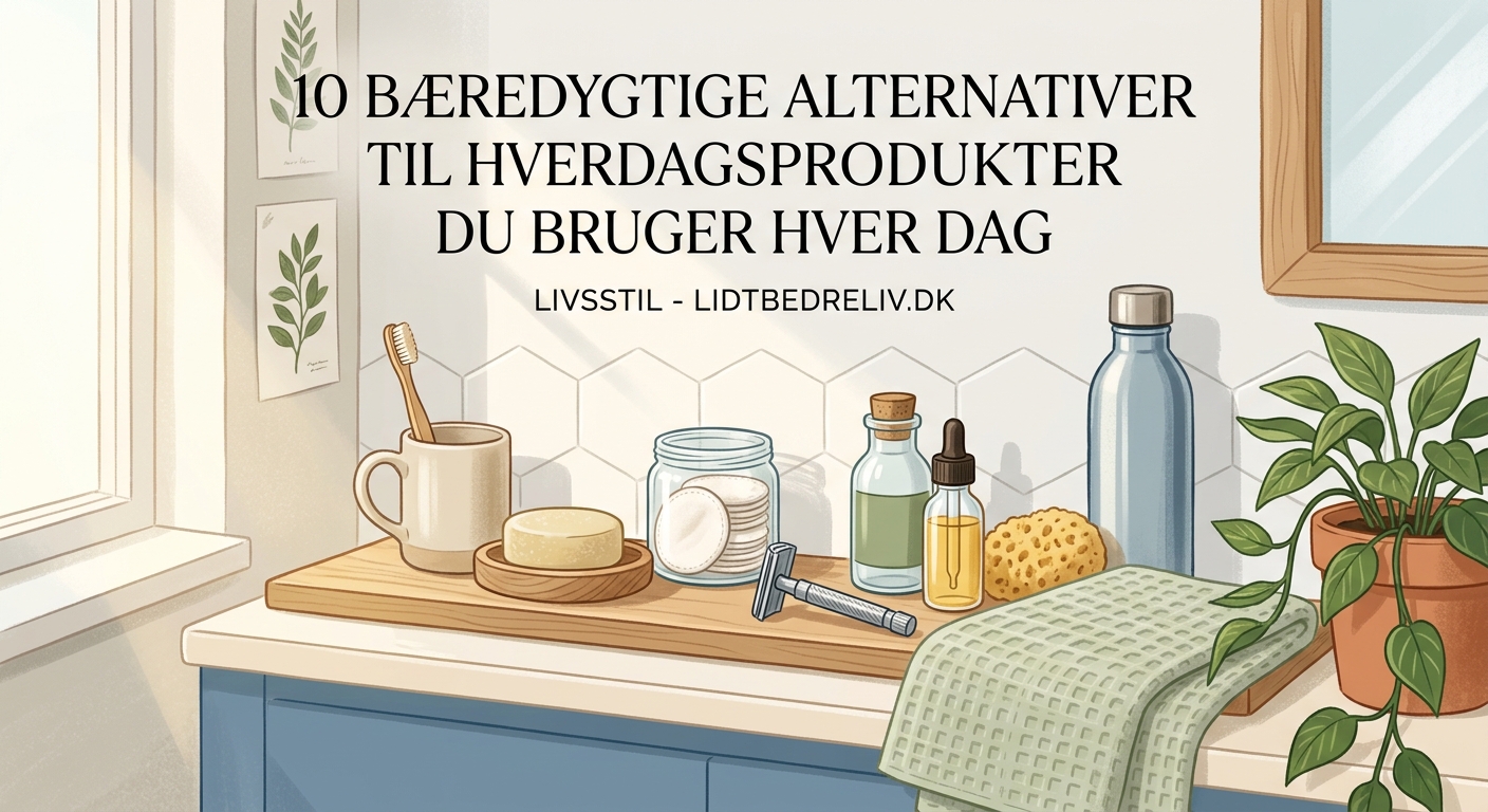 10 bæredygtige alternativer til hverdagsprodukter du bruger hver dag - Illustration 1