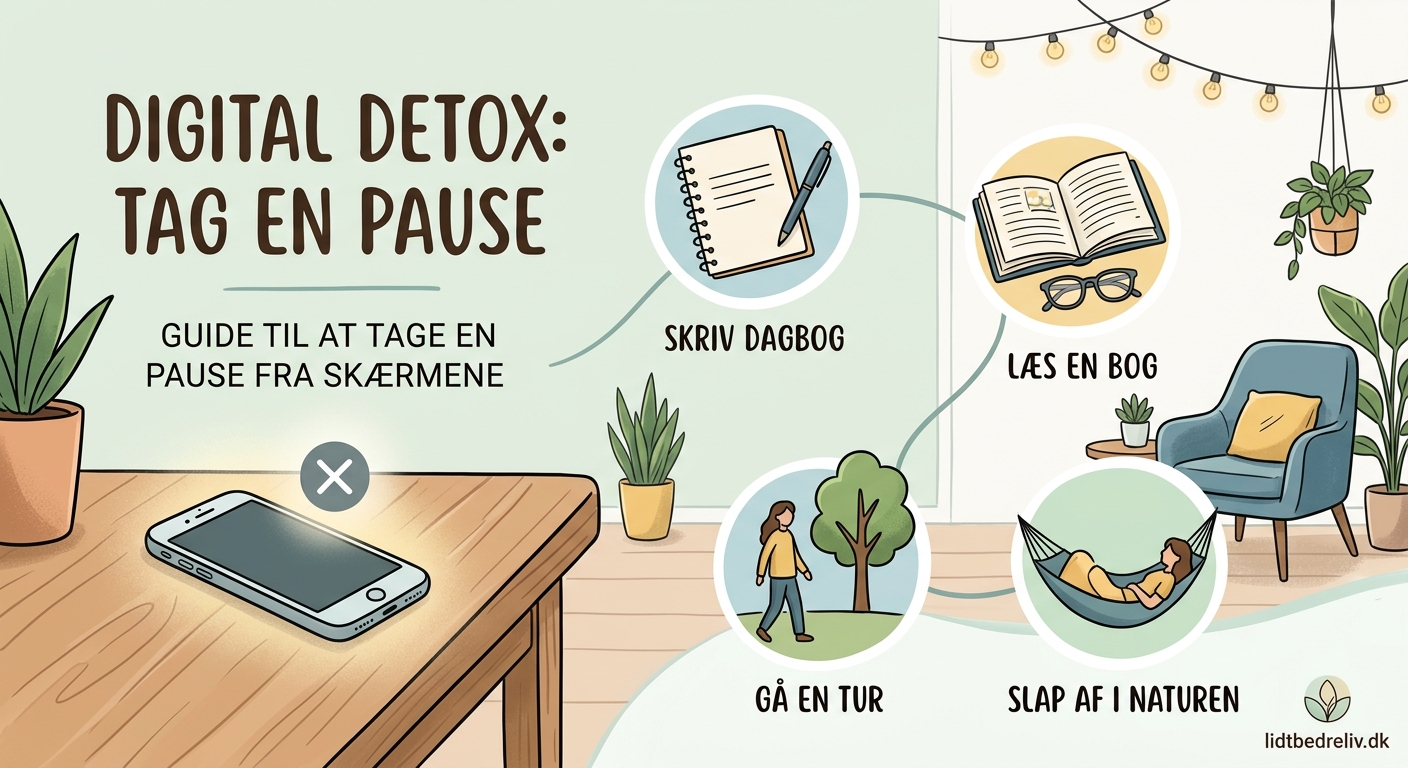 Digital detox: Guide til at tage en pause fra skærmene - Illustration 2
