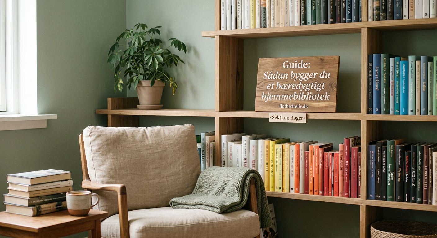 Guide: Sådan bygger du et bæredygtigt hjemmebibliotek - Illustration 2