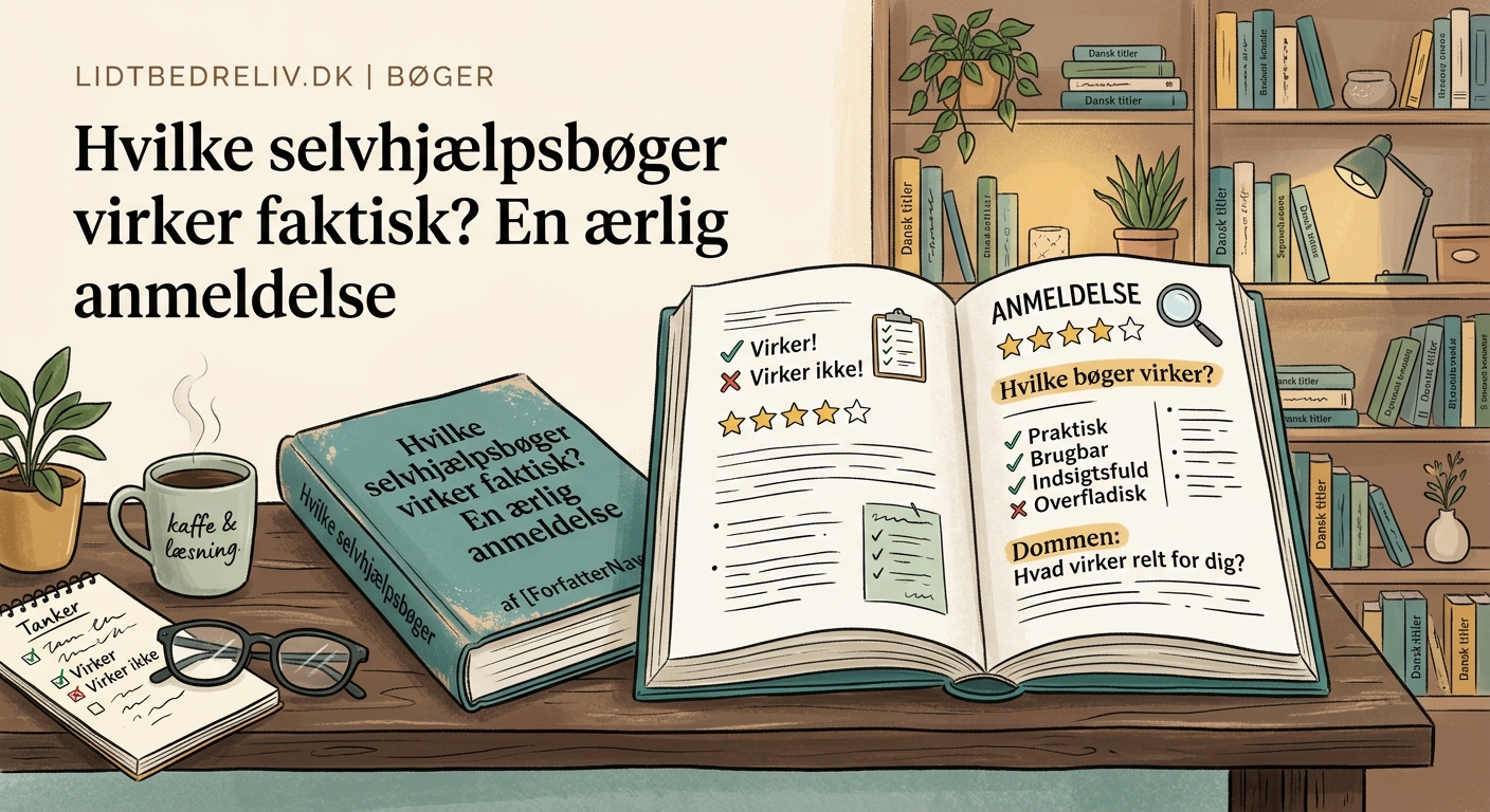 Hvilke selvhjælpsbøger virker faktisk? En ærlig anmeldelse - Illustration 1