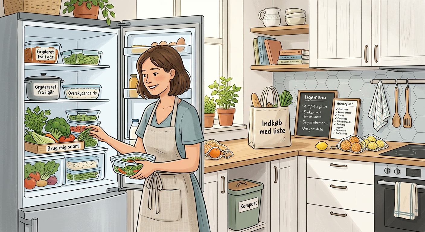 10 enkle måder at reducere madspild i din husholdning - Illustration 2