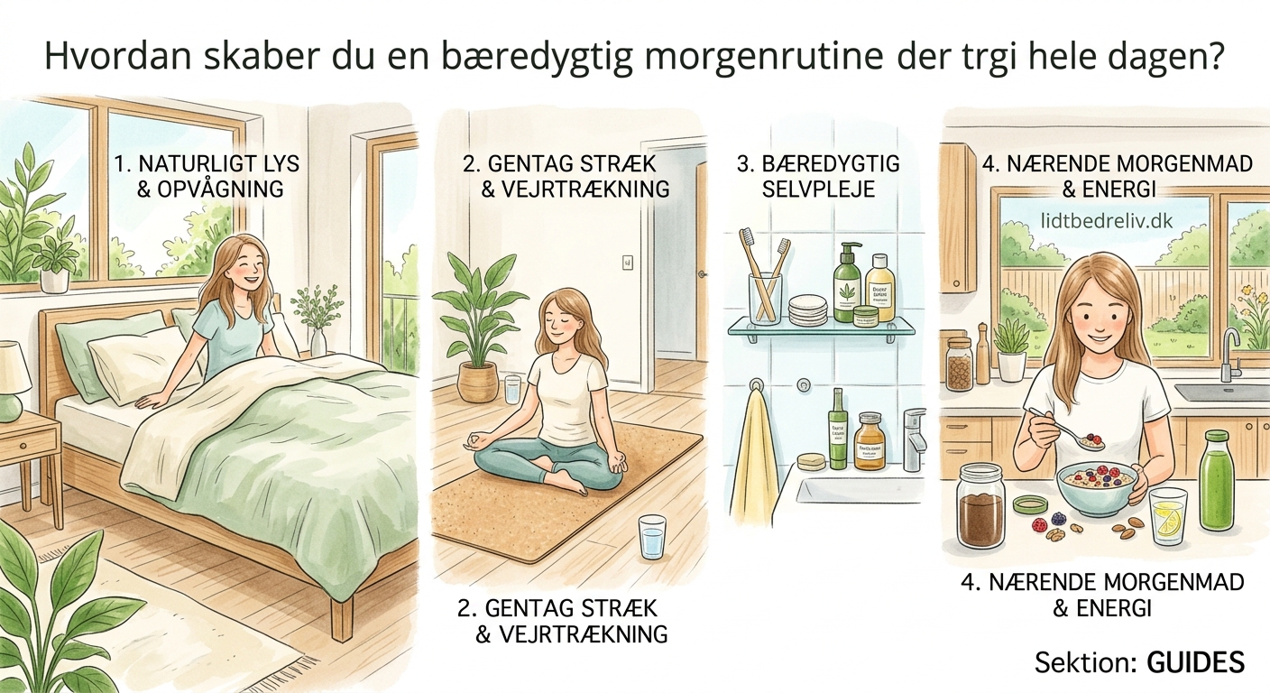 Hvordan skaber du en bæredygtig morgenrutine der giver energi hele dagen? - Illustration 1