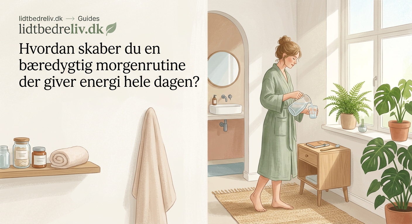 Hvordan skaber du en bæredygtig morgenrutine der giver energi hele dagen? - Illustration 2