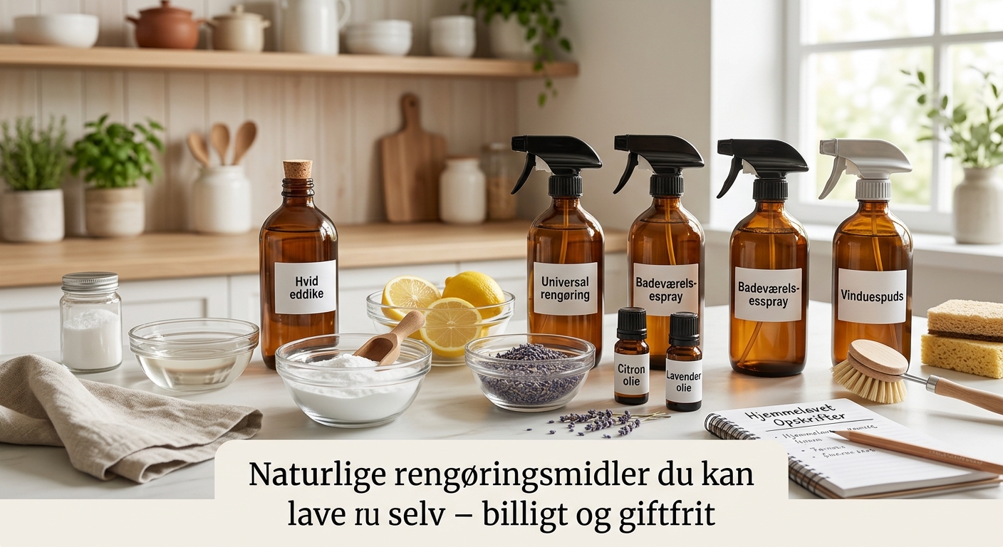 Naturlige rengøringsmidler du kan lave selv – billigt og giftfrit - Illustration 1