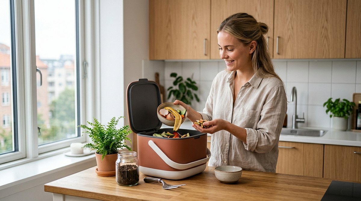 Begynderguide til kompostering i lejlighed – ja, det kan faktisk lade sig gøre