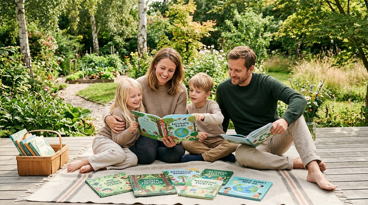 Børnebøger om natur og bæredygtighed der inspirerer hele familien