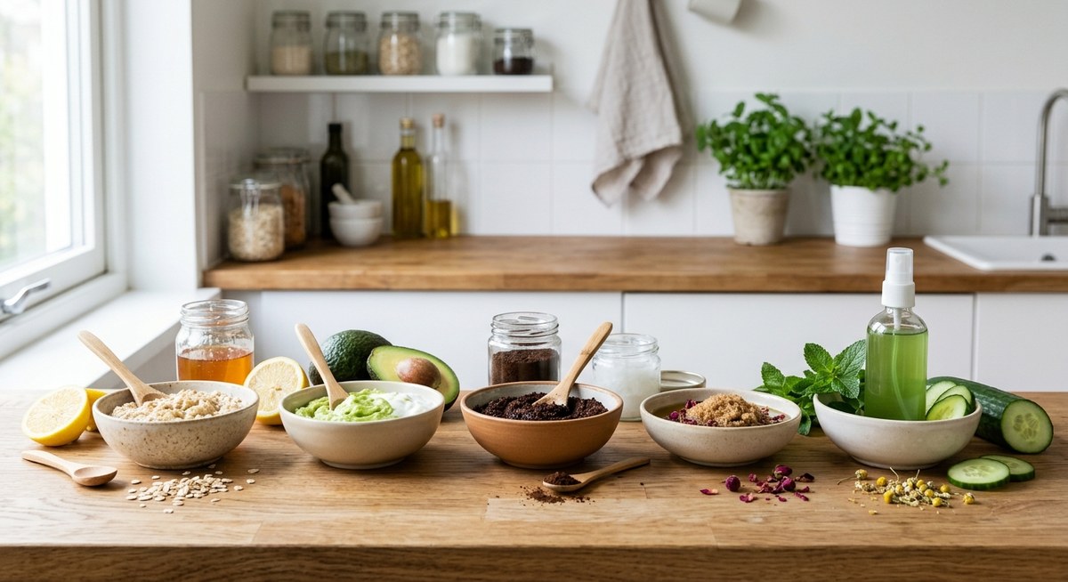 5 nemme opskrifter på naturlig hudpleje med ingredienser fra dit køkken