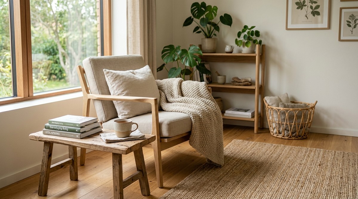 Sådan skaber du et bæredygtigt og afslappende hjem med naturlige materialer