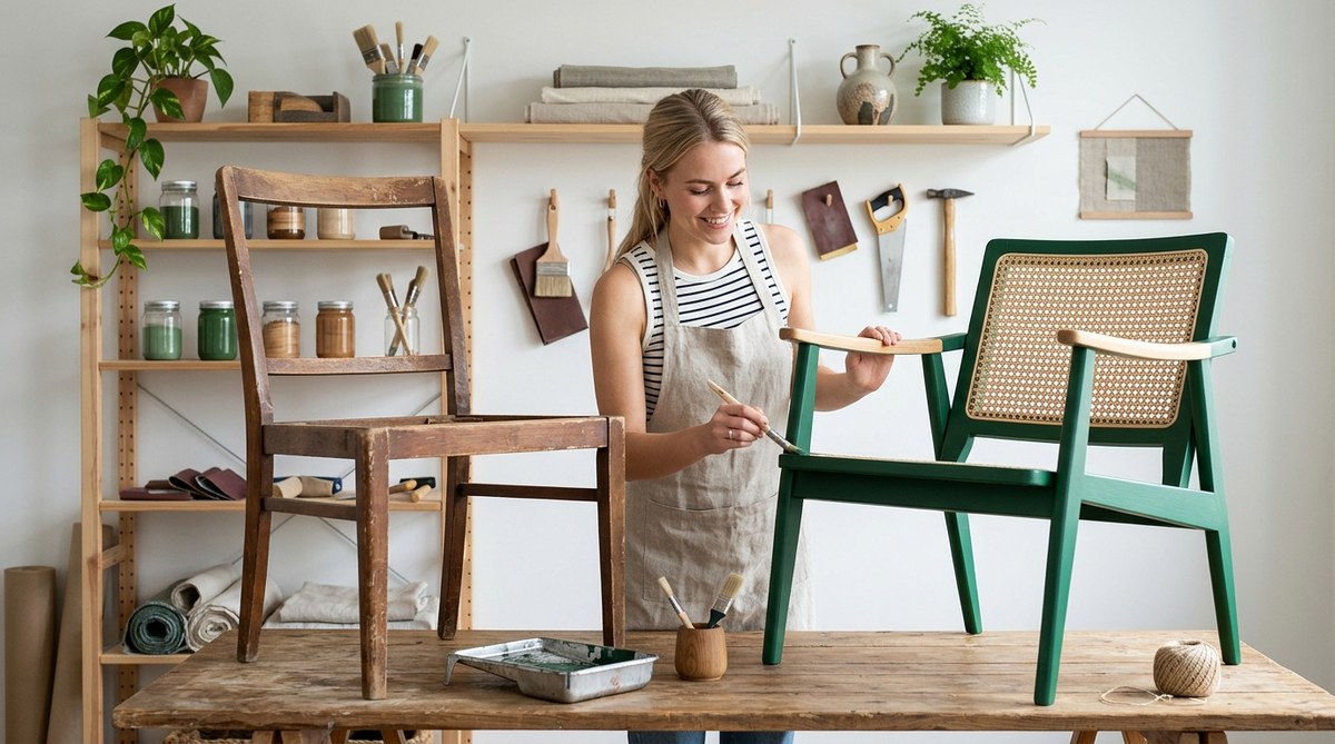 Sådan upcycler du dine gamle møbler til unikke designstykker